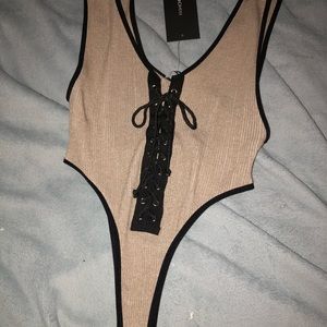 High waist fashionnova bodysuit